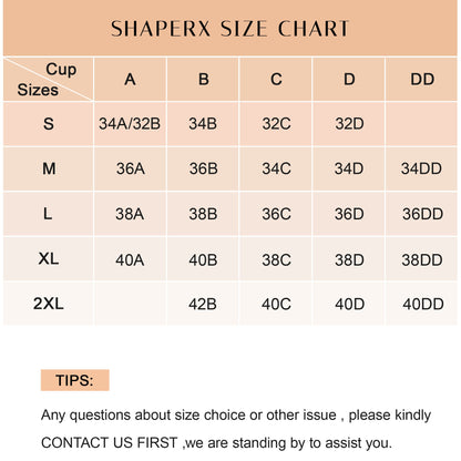 SHAPEDY Front Closure Recovery Bra