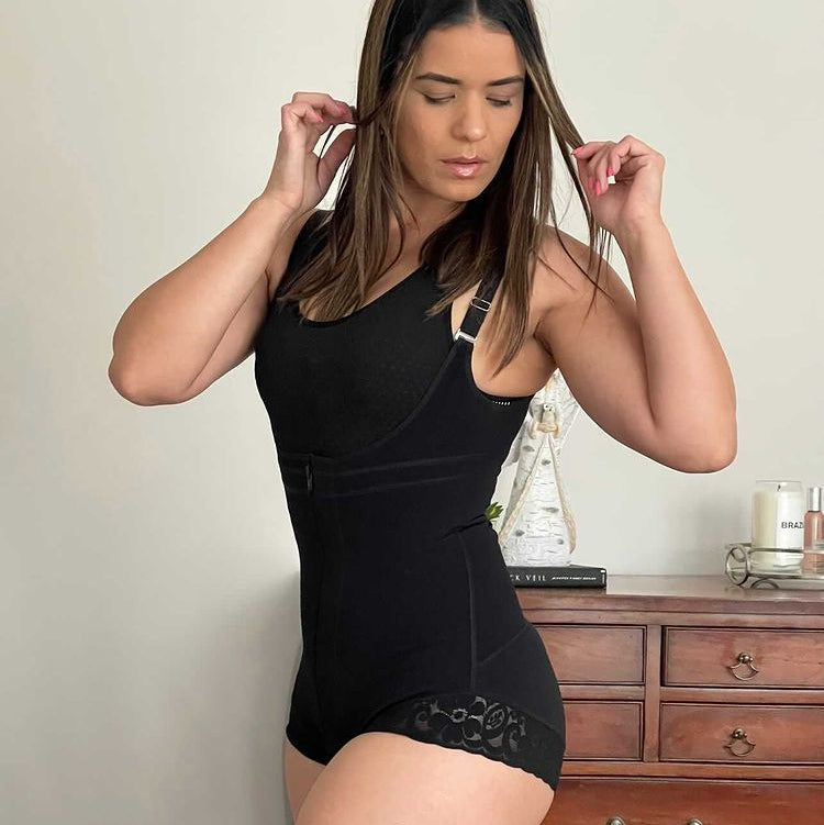 SHAPEDY Colombian Firm Tummy Control Faja with Zip & Hooks