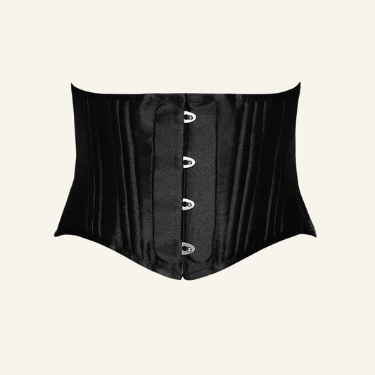 SHAPERX 24-Steel-Bones Classic Cotton Corset Heavy Duty Waist Trainer
