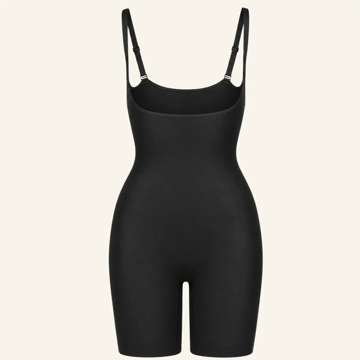 SHAPEDY Seamless Open-Bust Tummy Control Shorts Bodysuit