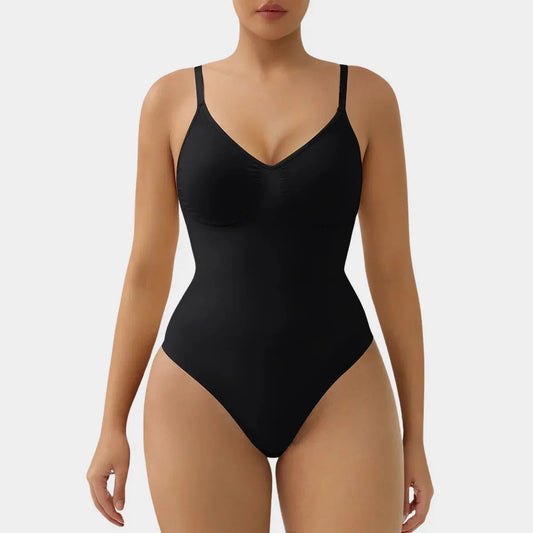 SHAPEDY Briefs Tummy Control Bodysuit with Removable Pads
