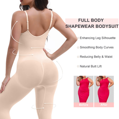 SHAPEDY 3-in-1 Seamless Full Body Compression Legging Bodysuit