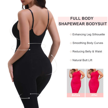 SHAPEDY 3-in-1 Seamless Full Body Compression Legging Bodysuit