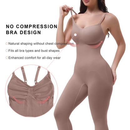 SHAPEDY 3-in-1 Seamless Full Body Compression Legging Bodysuit