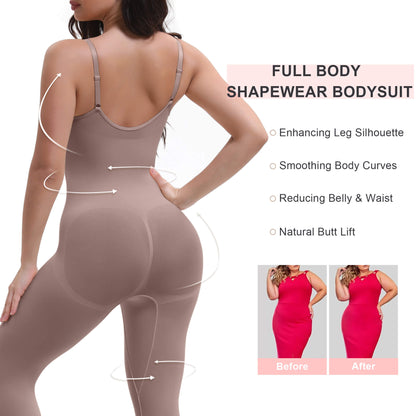 SHAPEDY 3-in-1 Seamless Full Body Compression Legging Bodysuit