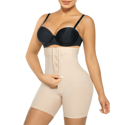 SHAPEDY High-Waisted Zip & Hook Shaper Shorts