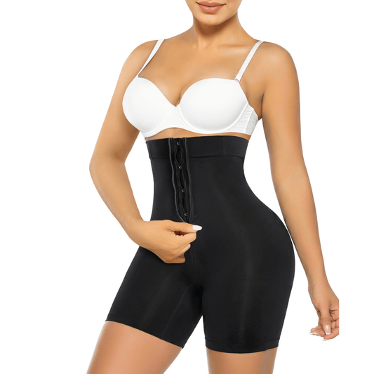 SHAPEDY High-Waisted Zip & Hook Shaper Shorts