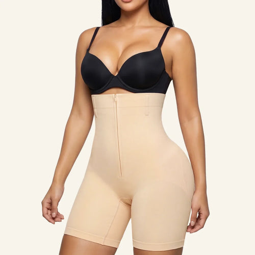 SHAPEDY Upgraded High-Waisted Shaper Shorts - Open Crotch