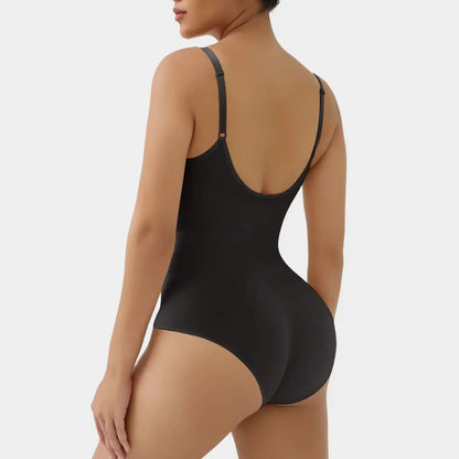 SHAPEDY Briefs Tummy Control Bodysuit with Removable Pads