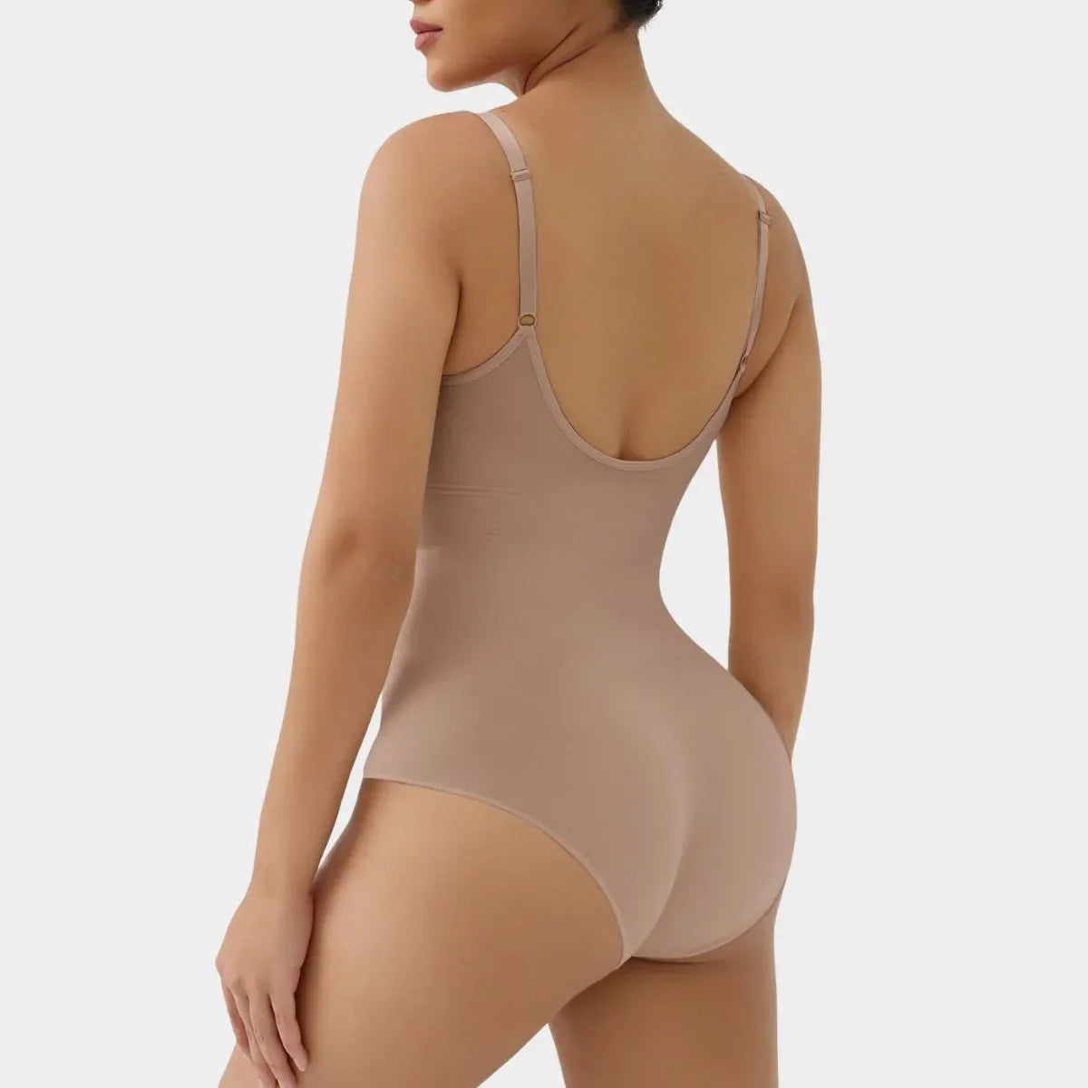 SHAPEDY Briefs Tummy Control Bodysuit with Removable Pads