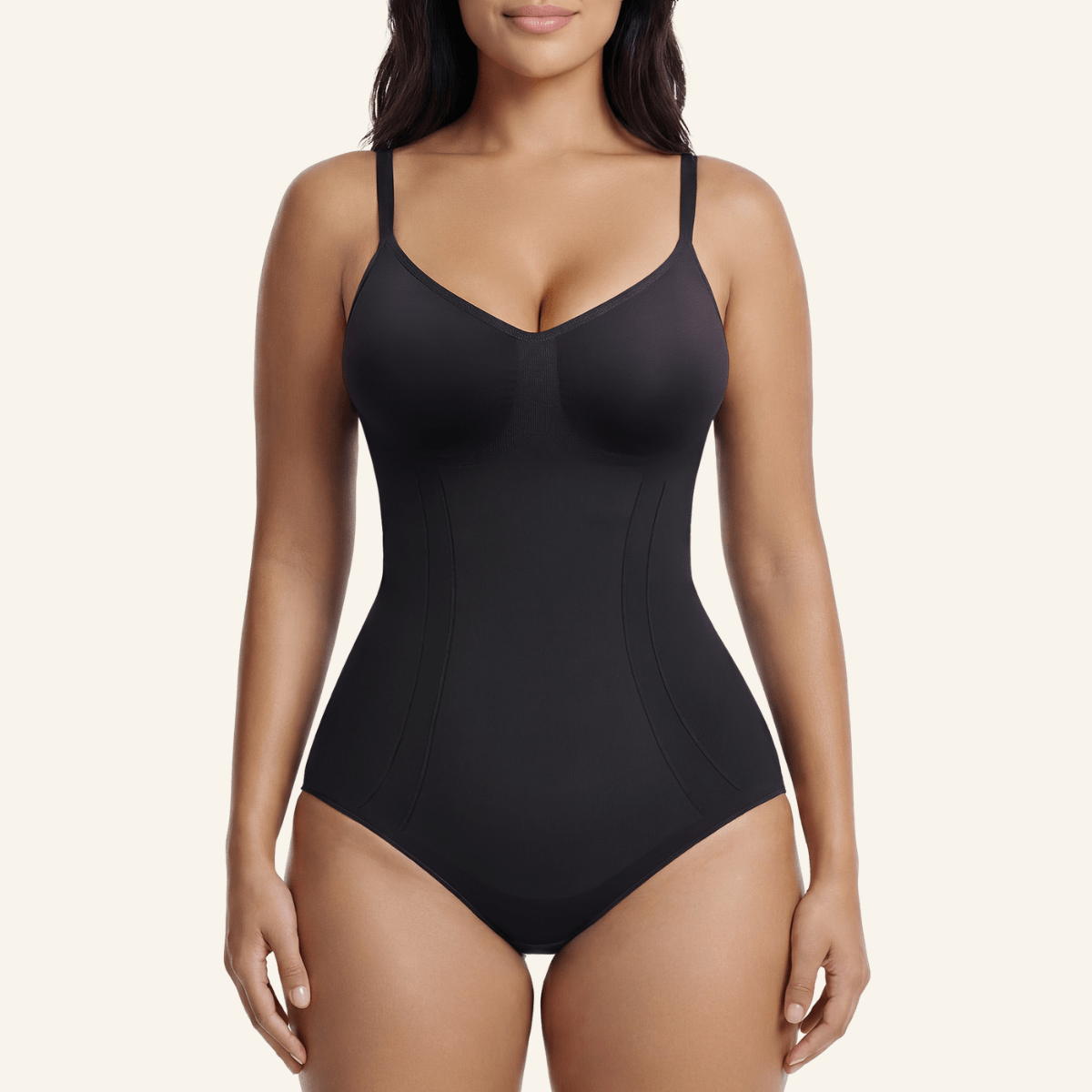 SHAPEDY Seamless Bonded Tummy Control Bodysuit
