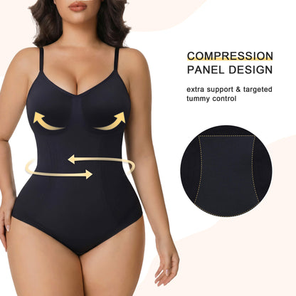 SHAPEDY Seamless Bonded Tummy Control Bodysuit