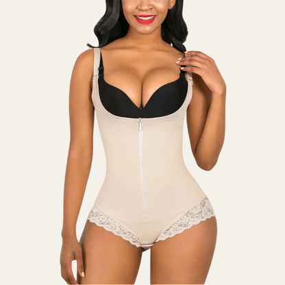 SHAPEDY Colombian Firm Tummy Control Faja with Zip & Hooks