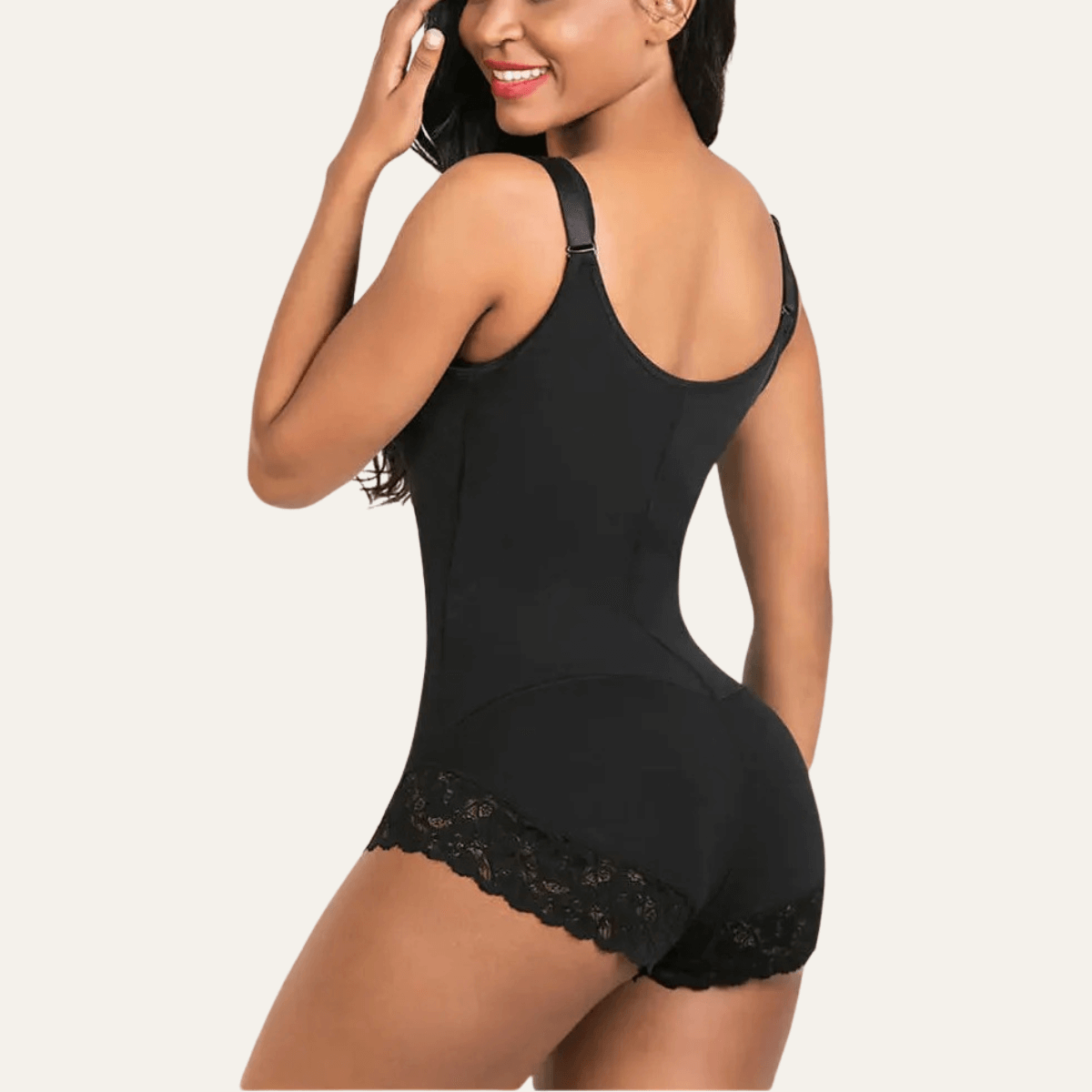SHAPEDY Colombian Firm Tummy Control Faja with Zip & Hooks