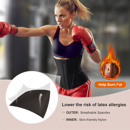 SHAPEDY 15 Steel Bones Waist Trainer for Workout & Hourglass Shaping