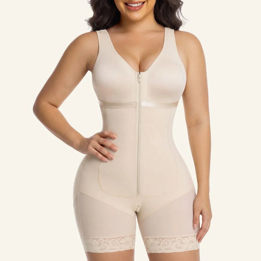 SHAPEDY Postpartum Tummy Control Faja with Zipper Crotch