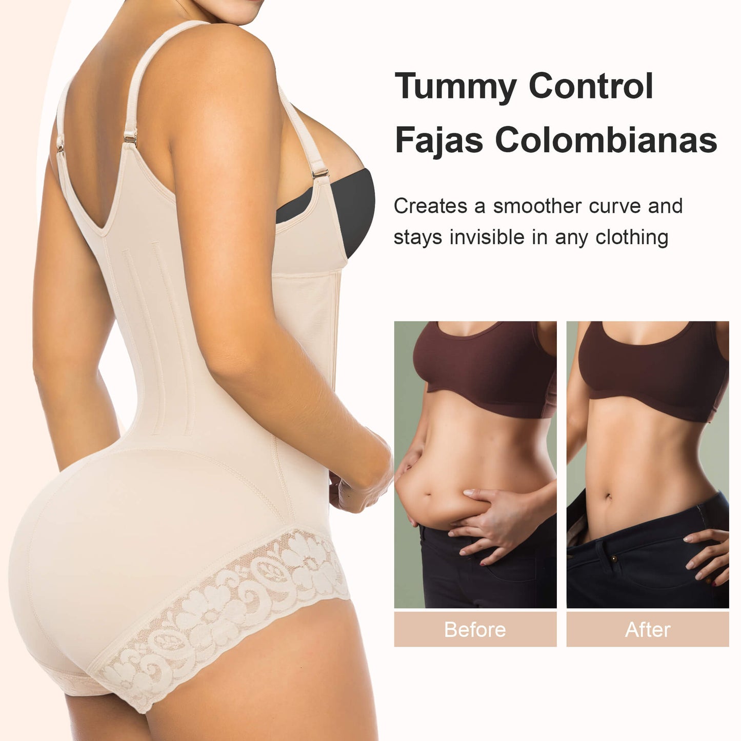 SHAPEDY 8-Steel-Bone Brief-Style Colombian Faja