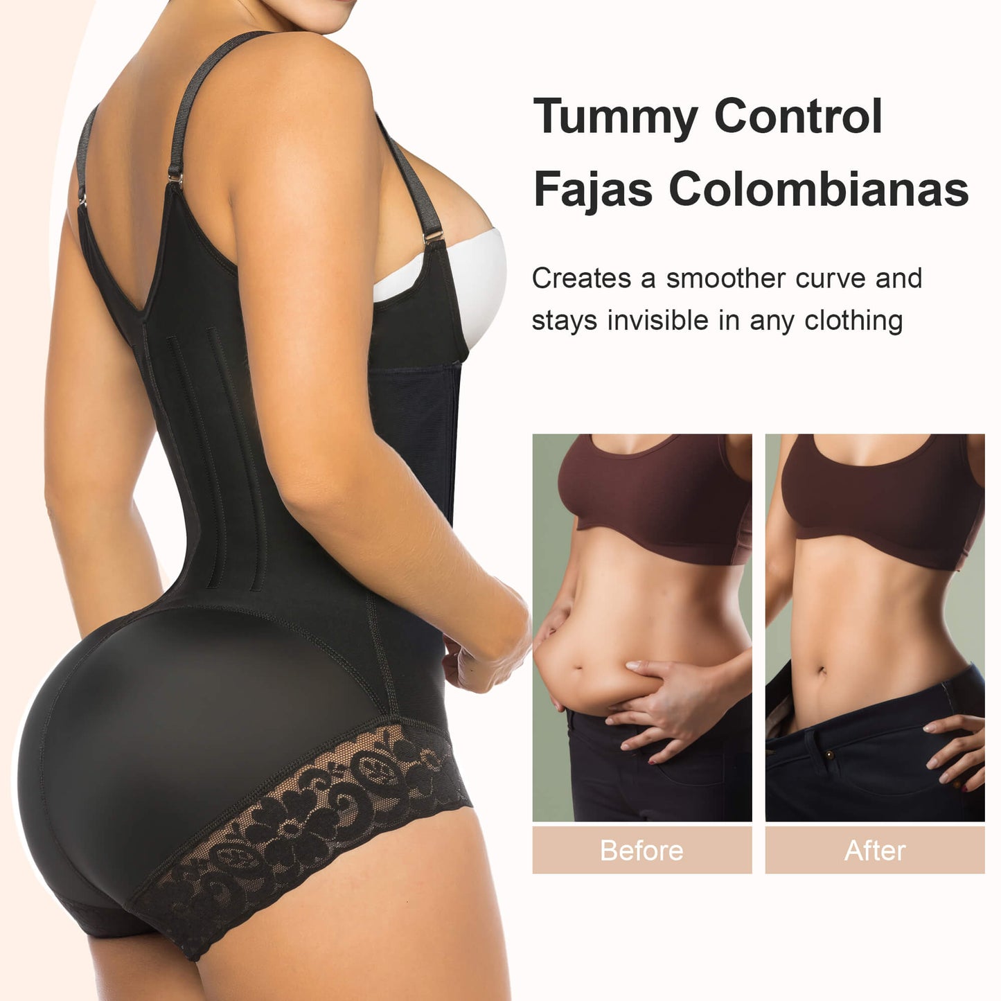 SHAPEDY 8-Steel-Bone Brief-Style Colombian Faja