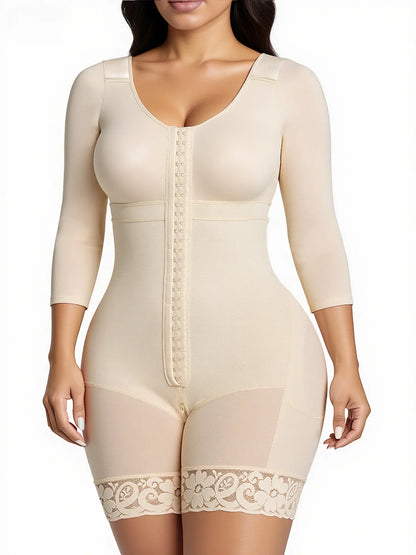 SHAPEDY Post-Surgery Arm Slimming Full Body Faja with Zipper Crotch