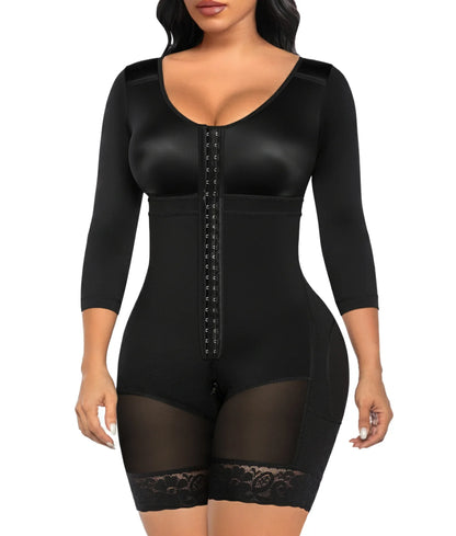 SHAPEDY Post-Surgery Arm Slimming Full Body Faja with Zipper Crotch