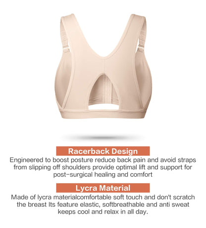SHAPEDY Front Closure Recovery Bra