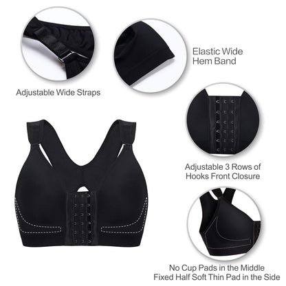 SHAPEDY Front Closure Recovery Bra