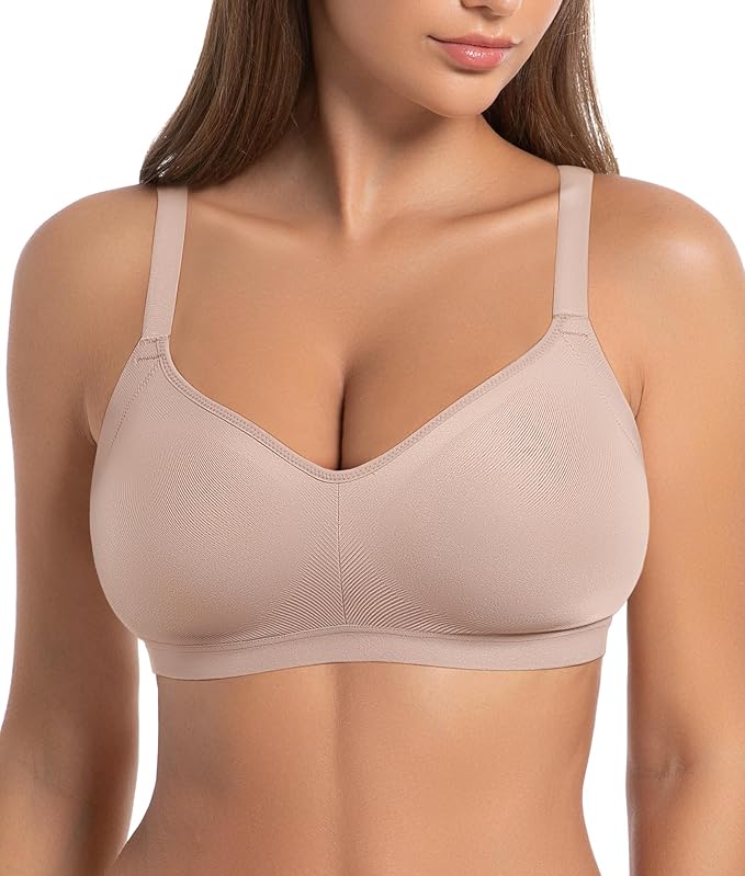 SHAPEDY Seamless Lightly Lined Wireless Bra