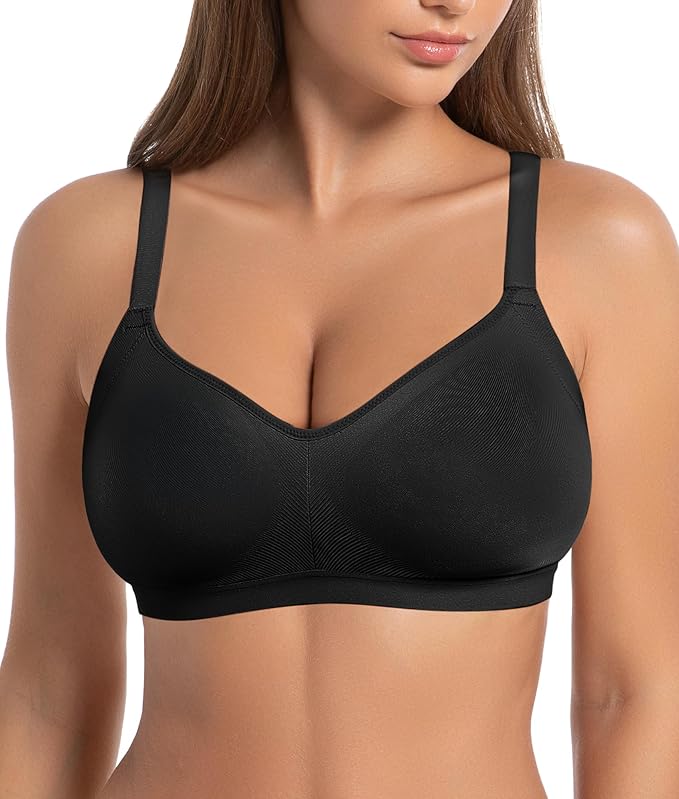 SHAPEDY Seamless Lightly Lined Wireless Bra