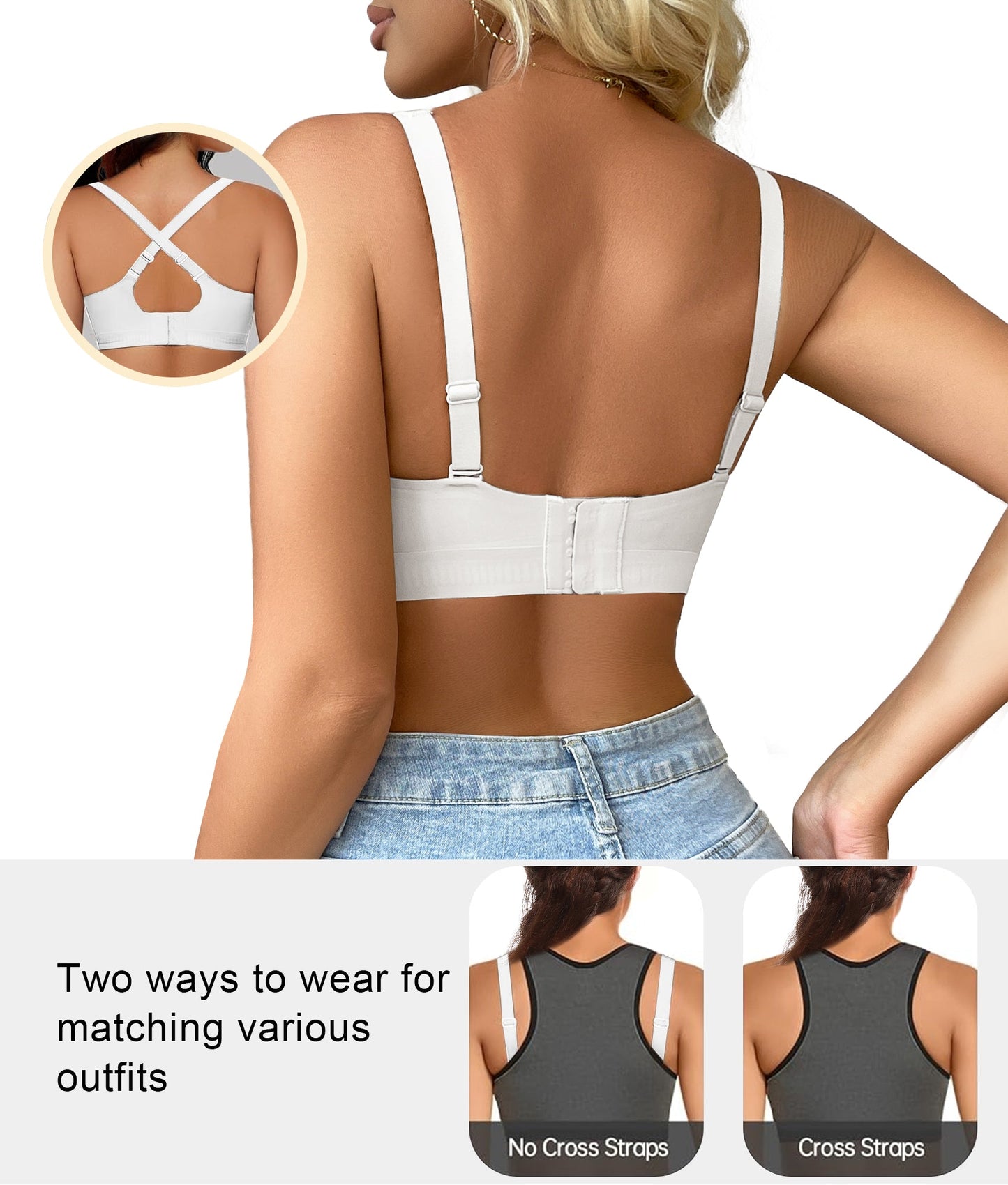 SHAPEDY Deep-V Wireless Everyday Bra